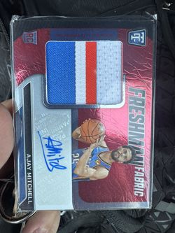 Ajay Mitchell Rookie Patch auto /75