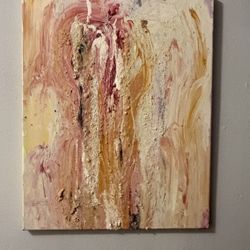 Original Abstract Textured Canvas 20x16 | Designer Wall Art