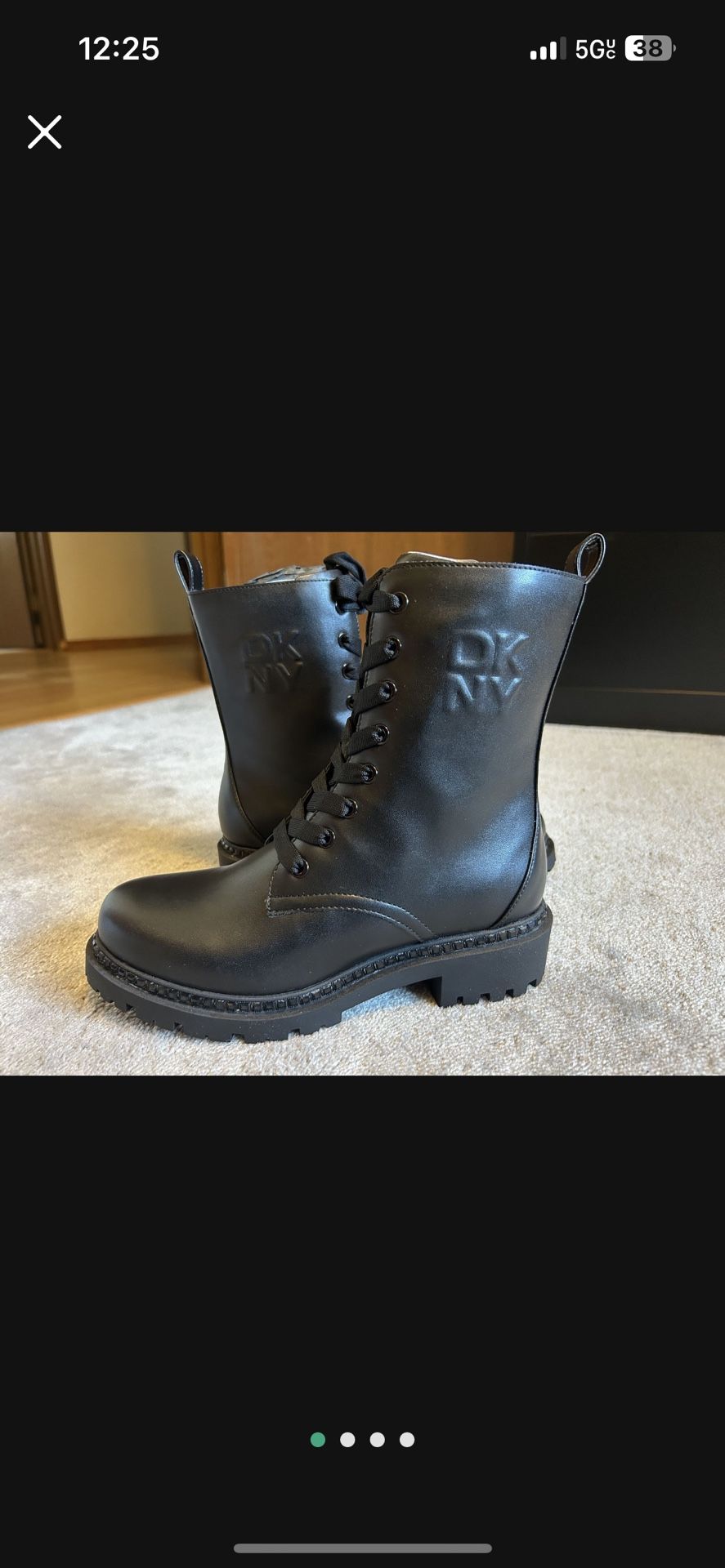 DKNY Rommily Combat Boots