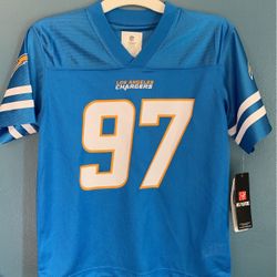 LOS ANGELES CHARGERS JOEY BOSA JERSEY YOUTH SIZE LARGE
