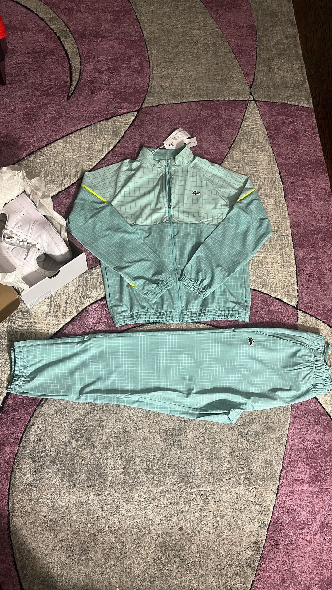 Lacoste Sweatsuit ,Af1s. 9.5