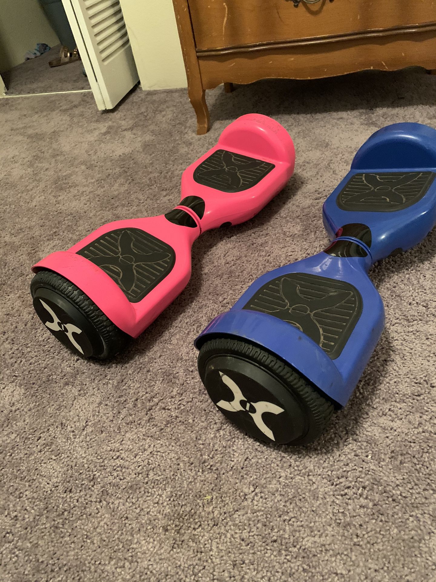 Barely used hoverboards both for $80 need gone today