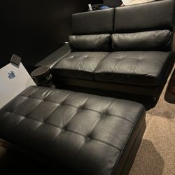 2 Black Couches 