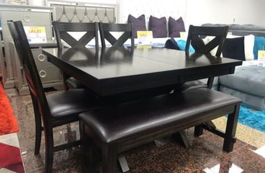 Kelly dining room with bench starting at $699