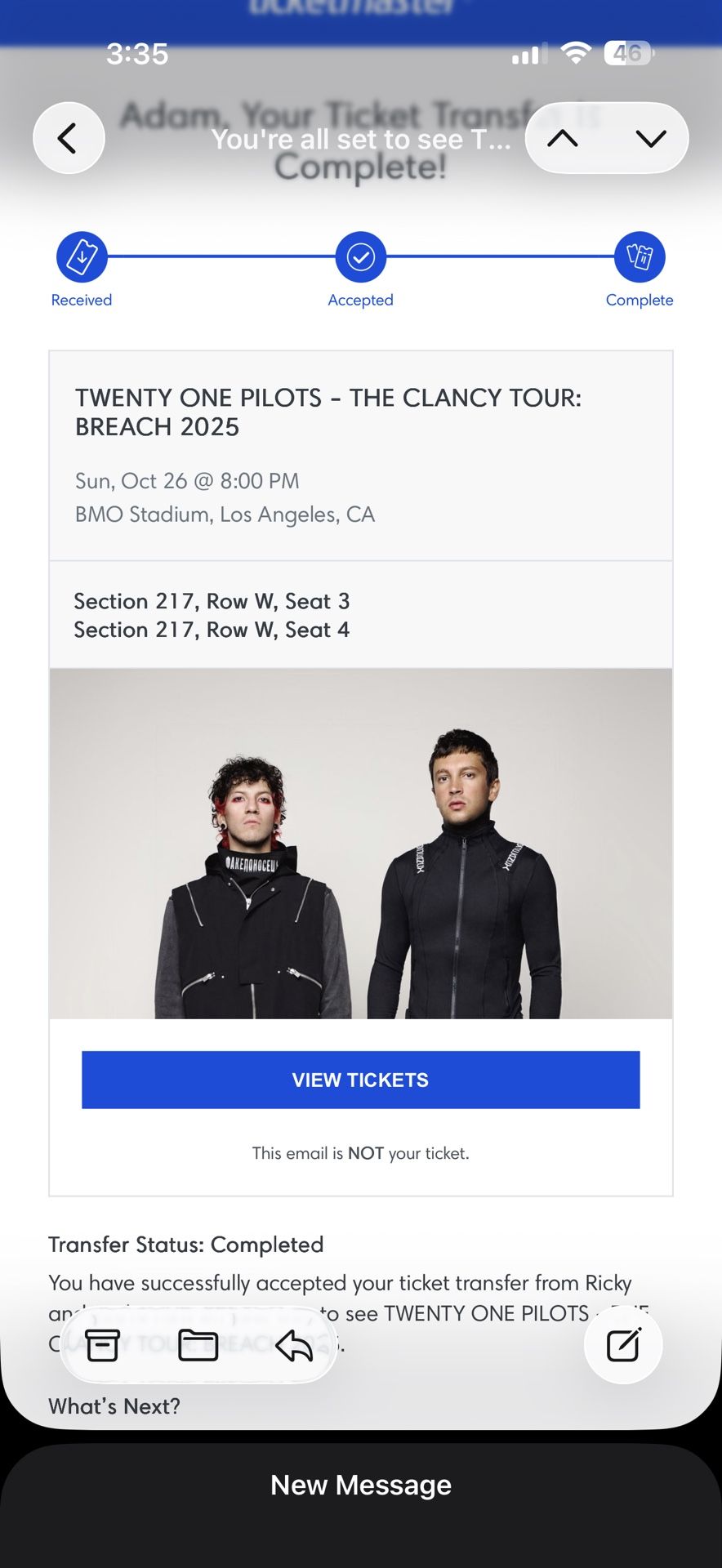 21 Pilots 10/26/25 BMO STADIUM 