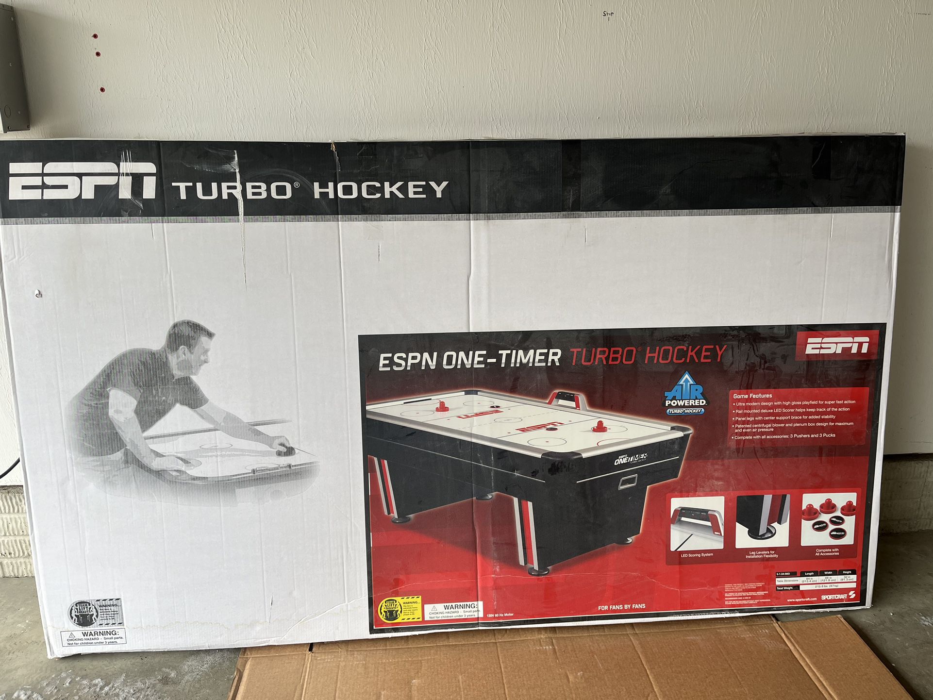 Brand new ESPN full size air hockey table