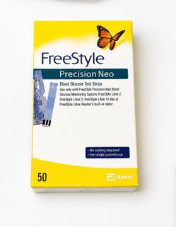 Freestyle testing strips