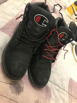 Champion Timberland Boots Size 4y Big Kids 