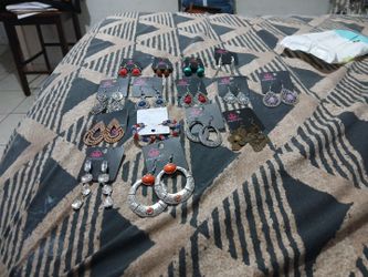 15 pair of earrings  for $45