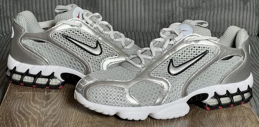 Nike Air Zoom Spiridon Cage 2 Metallic Silver | Men’s Size 11 | CJ1288-001