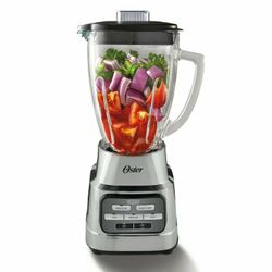 New Oster One-Touch Blender with Auto-Programs and 6-Cup Boroclass Glass Jar

