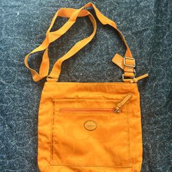 Orange Crossbody Coach Bag