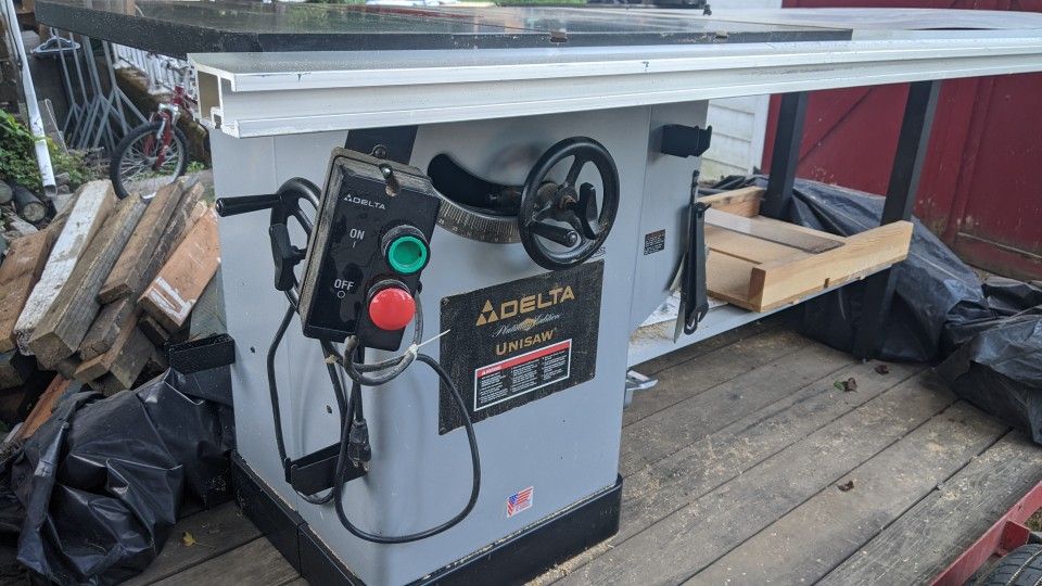 🚨 save Big $$$ On A 52" Delta Uni Saw - Cabinet Table Saw