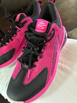 Under Armour Curry Basketball Sneakers Pink Black