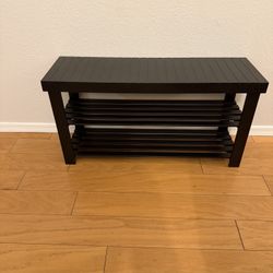 Entry Way Bench - Shoe Shelf 