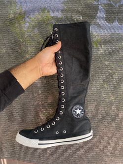 Converse Chuck Taylor All Star XXHi Knee High Boots in Black.