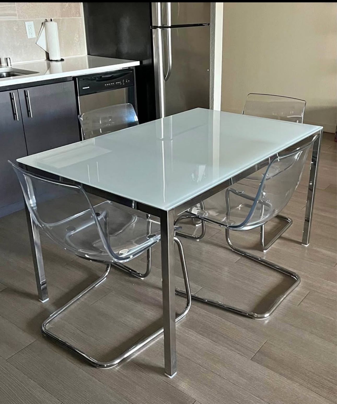 glass table only - $150