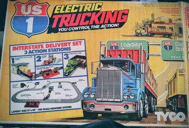 Rare Tyco USA1 Slot Car Set