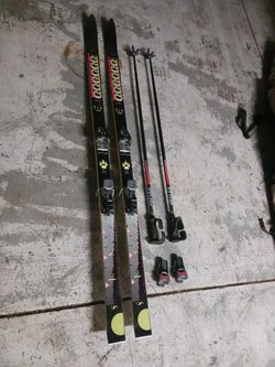 Ice Skii Board And Poles