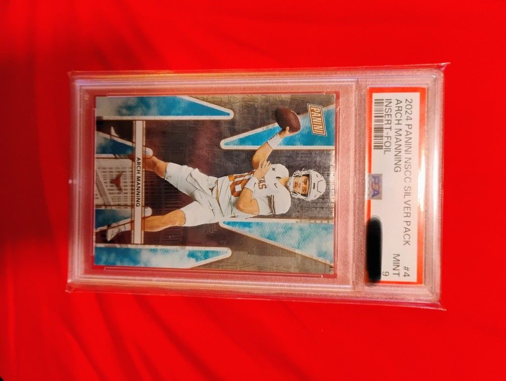 Arch Manning Panini National Silver Pack Foil PSA 9
