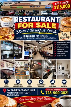Restaurant For Sale (Turn Key , West Palm Beach)