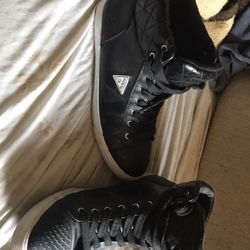 Lnew Guess Leather Sneakers Size 10 Only $30