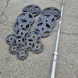 Body Solid Olympic Weight Plates And Bar