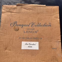 Brand new Lenox Porcelain Bouquet Collection Tea Garden Set of 4 - originally purchased for 80$
