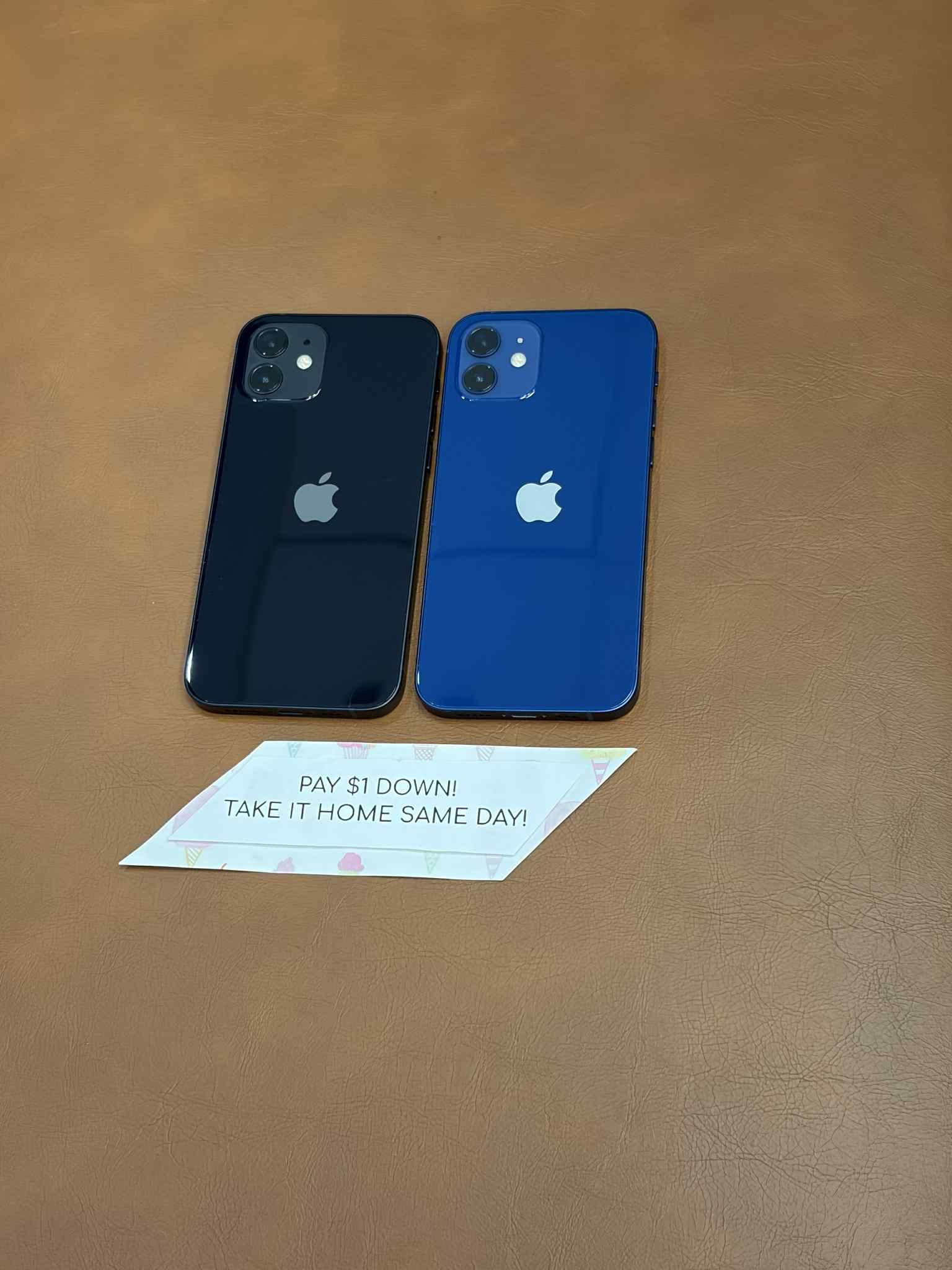 Apple iPhone 12 - Pay $5 DOWN AVAILABLE - NO CREDIT NEEDED