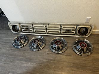1964 F-100 Grill And 15” Bronco Or F-100 1960’s Hubcaps