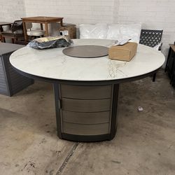 Nicole 7 piece high stop propane table