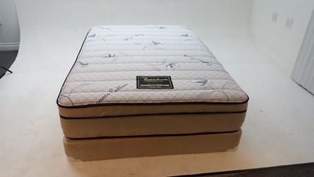Sleeping Beauty Jumbo Eurotop Mattress and Boxspring