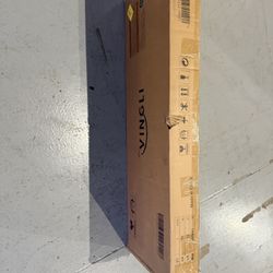 New VINGLI Bed Frame Twin with USB Charging Station/LED Lights, Black