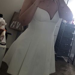 Zara Cream Dress Large