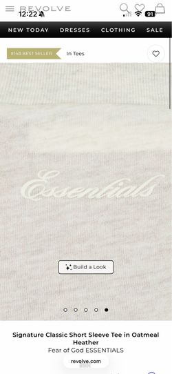Woman’s essential fear of god short sleeve