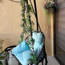 Bohemian Hanging Swing Chair + Heavy Duty Stand