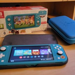 NEW NINTENDO SWITCH LITE ANIMAL CROSSING LIMITED EDITION + 26 GAMES