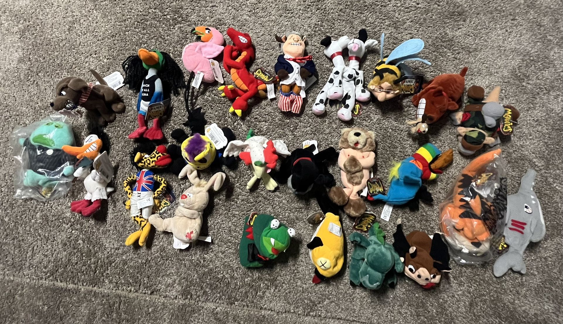 Meanie Baby’s Plushies 