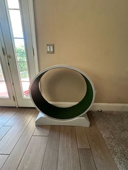Cat Exercise Wheel with Carpet Running Surface