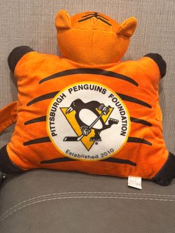 Pittsburgh Penguins Foundation Tiger Plush Pillow