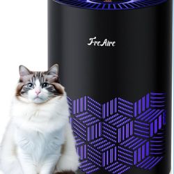 FreAire Air Purifiers for Bedroom Covers Up to 1086 Ft², Air Purifiers for Home, HEPA Air Purifier with Lights, Air Purifier Removes Dust Smoke Pollen