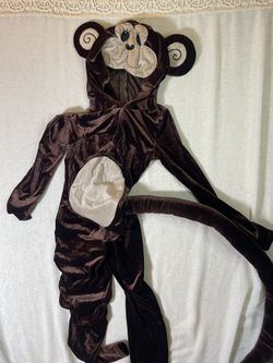 Velvet Monkey Bodysuit Animal Onesie Halloween costume adult small