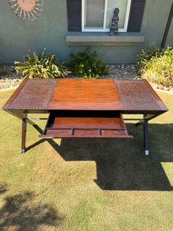 Marge Carson library desk and chair