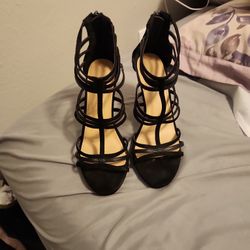 Black Strappy  Heels