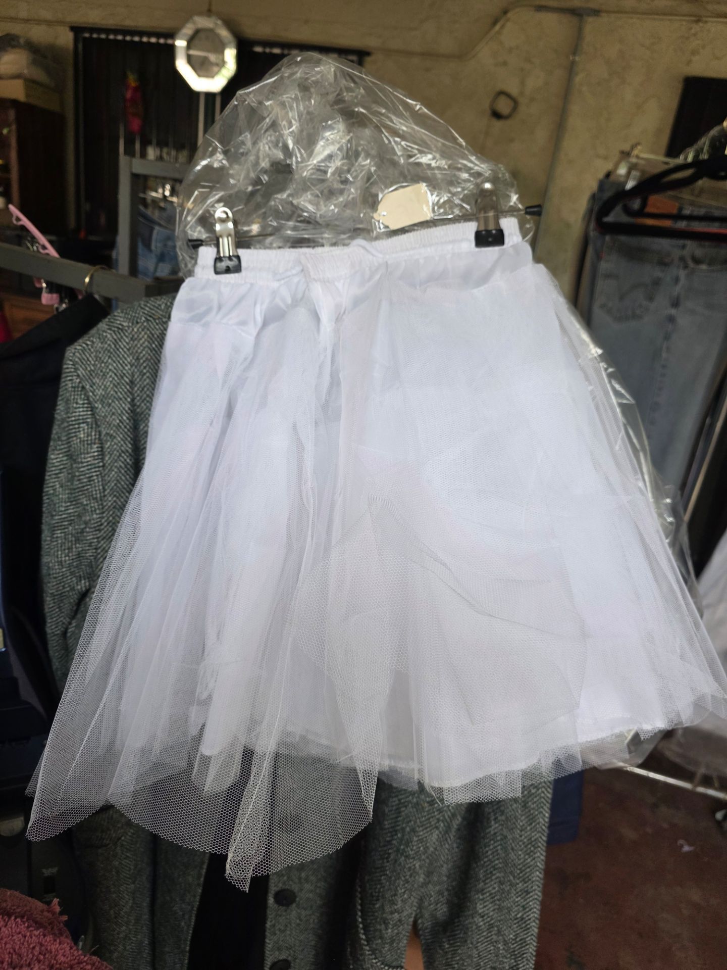 Little girls white tutu