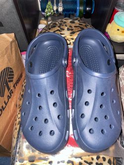 Navy blue Crocs