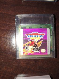 Nintendo Gameboy Color Blitz Game Fotball