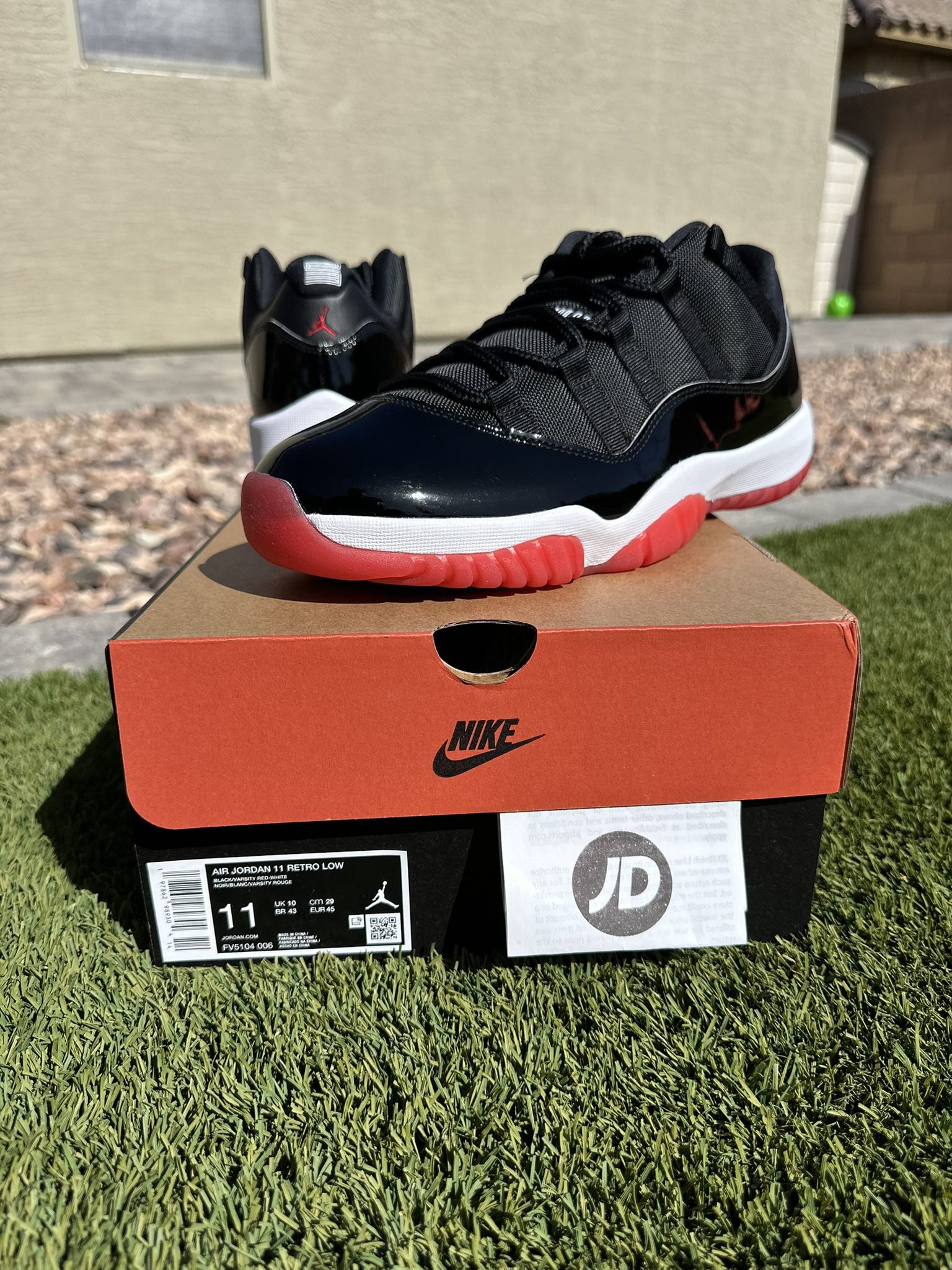 Nike Air Jordan 11 Retro Low Bred (2025) NEW/RECEIPT SIZE: 11 $230 FIRM ONLY!