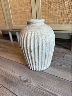Pottery Barn Weathered Handcrafted Terracotta Vase