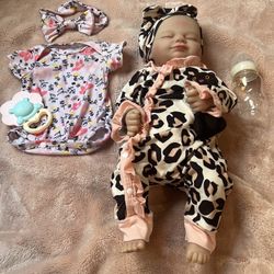 17 Inch Reborn Baby Doll Full Body Vinyl 